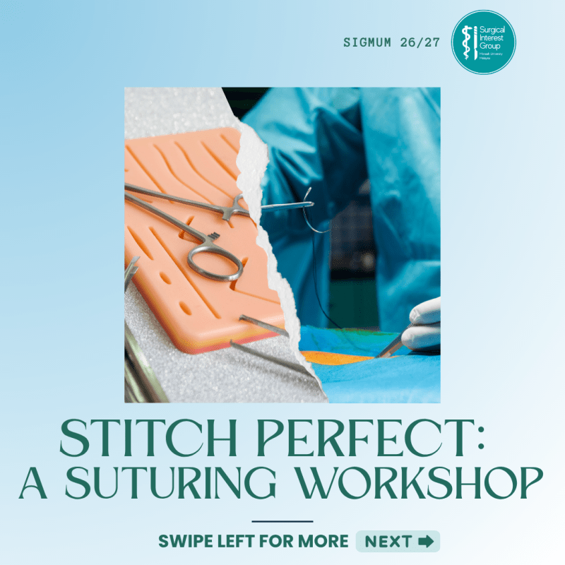Stitch Perfect:                           A Suturing&nbsp;Workshop